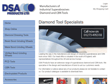 Tablet Screenshot of dsaproducts.com